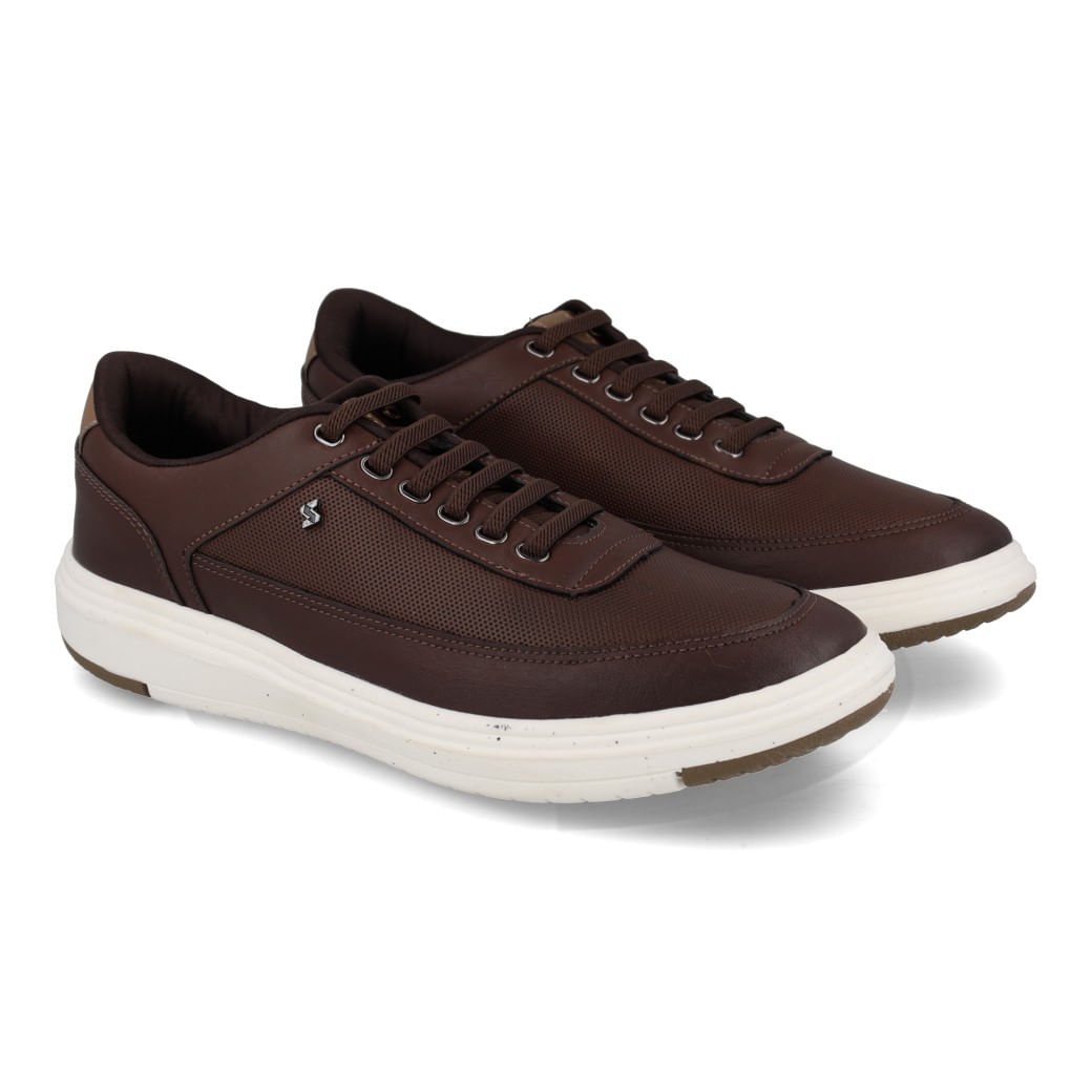 Cazzac Tenis Casual 106 CAZ SPA 33C Marrom Couro_7_999999992574237_